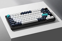 Keychron Q1 Max Clavier mécanique sans fil RVB remplaçable à chaud interrupteur rouges cadre en aluminium avec interrupteur disposition 75% noir carbone Q1M-M1