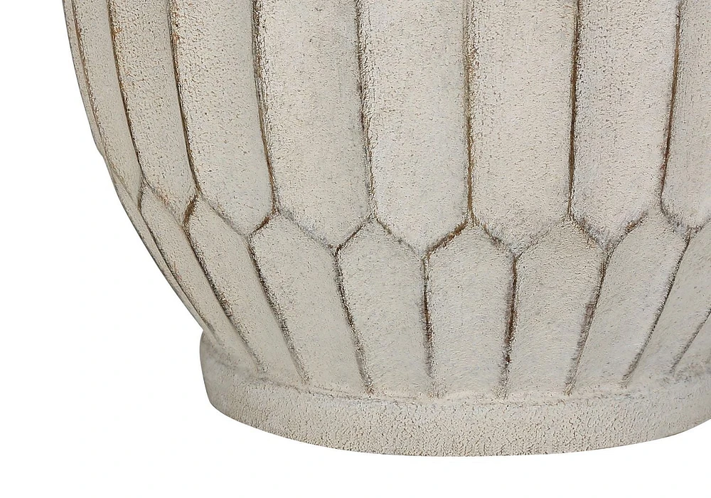 Monarch Specialties  Luminaire, 24"h, Lampe De Table, Résine Crémeuse, Teinte Ivoire / Crème, Transitionnel