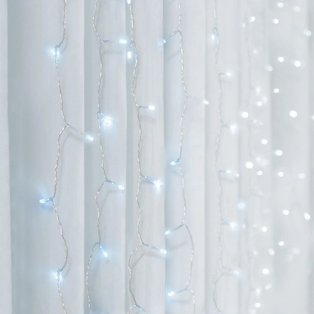 Rideaux Lumineux Merkury Innovations XL Blanc Froid