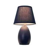 Simple Conceptions Mini Oeuf Ovale Lampe de Table en Céramique