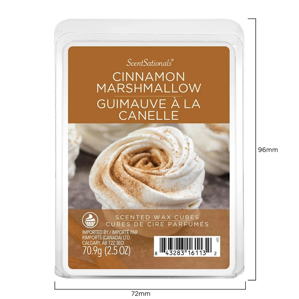 ScentSationals, Cubes de cire parfumés - Guimauve à la cannelle