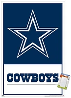 NFL Dallas Cowboys- Logo 21 Wall Poster