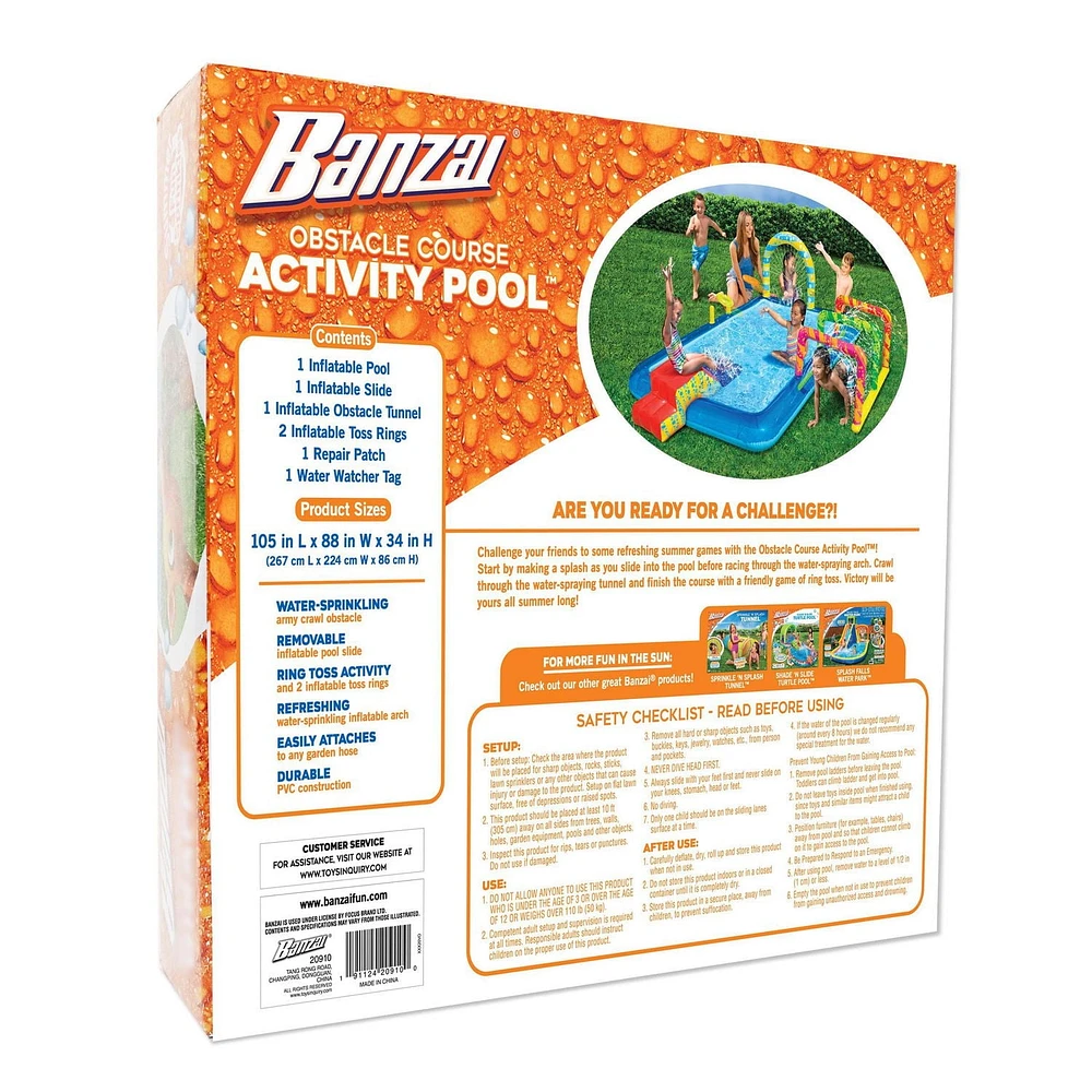 Banzai - Obstacle Course Activity Pool