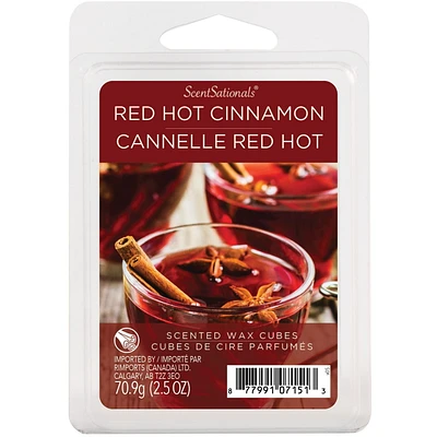 Cubes de cire parfumée ScentSationals - Canelle Red Hot 2.5 Oz