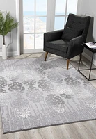 Rug Branch Oasis Collection Tapis de passage damassé moderne