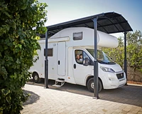 CANOPIA par PALRAM Alpine 12 ft. x 14 ft. Carport Kit - Grey - RV, Car and Boat Shelter