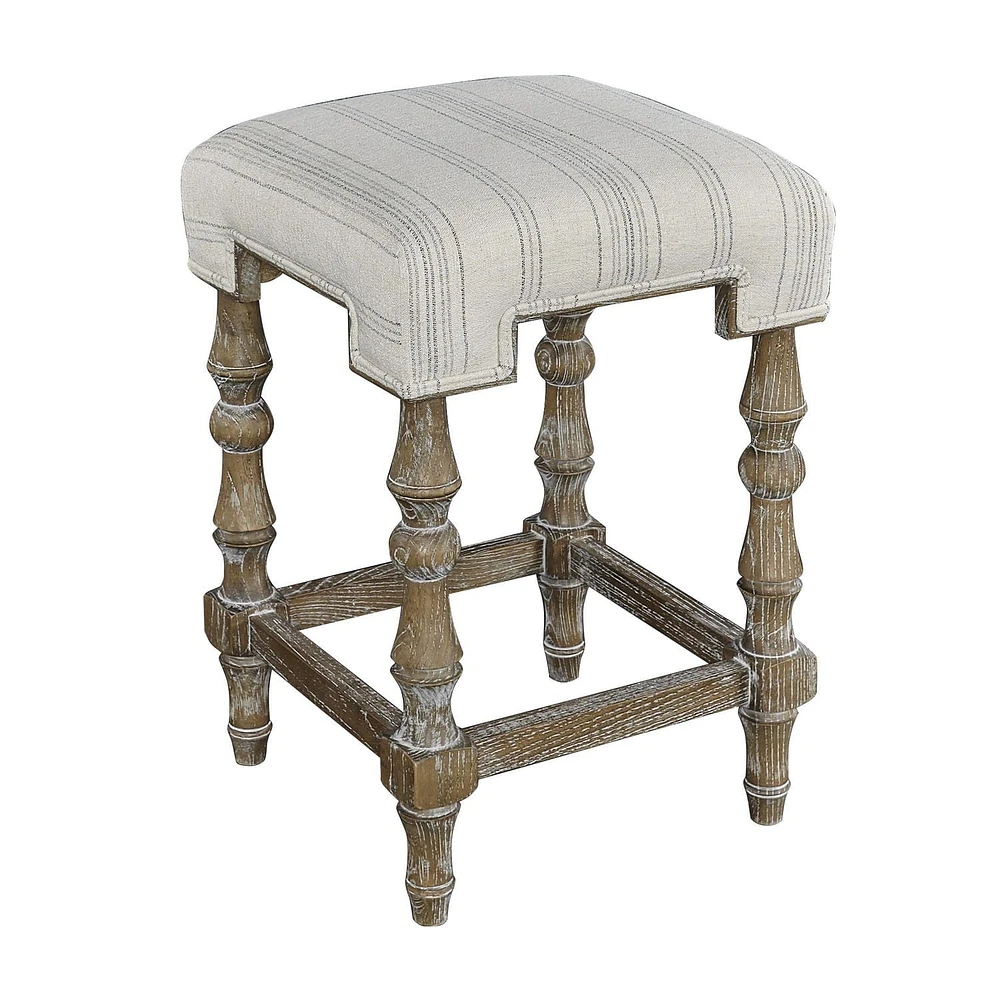 Tabouret de comptoir sans dossier Mabel