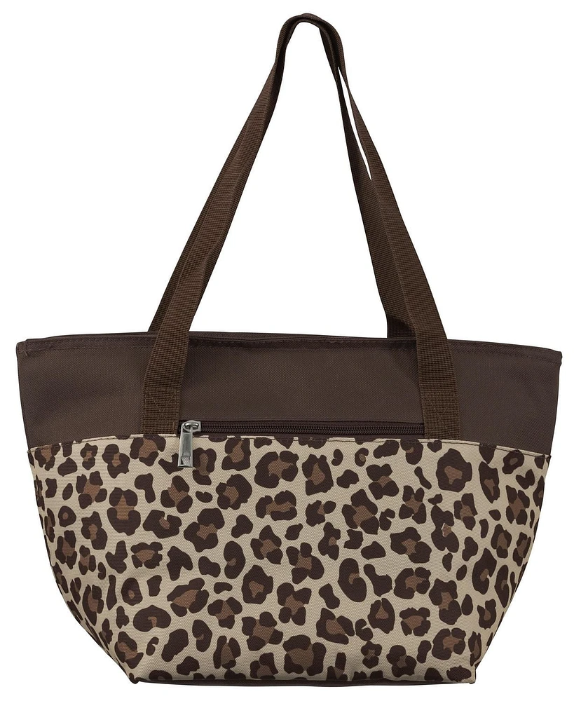 Merangue Sac à lunch de style sac à main, Isolé, Motif léopard