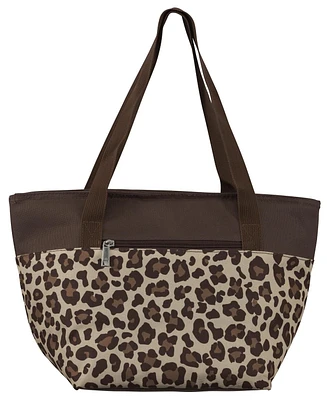 Merangue Sac à lunch de style sac à main, Isolé, Motif léopard