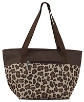 Merangue Sac à lunch de style sac à main, Isolé, Motif léopard