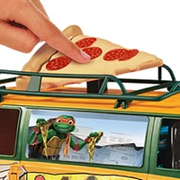 Teenage Mutant Ninja Turtles : Van de livraison de pizza et de feu Mutant Mayhem Véhicule figurine TMNT