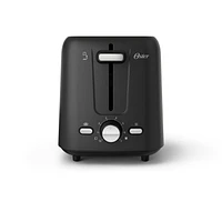 Grille-pain 2 tranches Oster avec réglage personnalisé pour les bagels et fentes extra larges, noir noir