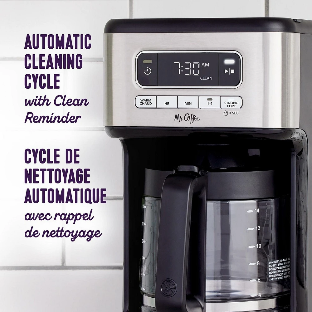 Cafetière programmable 14 tasses Mr. Coffee