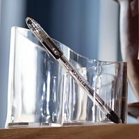 R.S.V.P. Ballpoint Pen, 0.7mm Medium Point, Black Ink, 12PC Pack, The R.S.V.P. ballpoint pen is a sturdy, well-balanced pen featuring a rubber grip. This capped pen can write for over a kilometer! Uses BKL7/BKL10 refills.