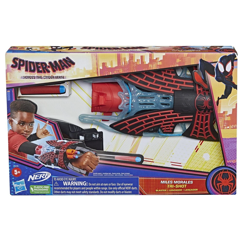 Marvel Spider-Man: Across the Spider-Verse, blaster Miles Morales 3 fléchettes