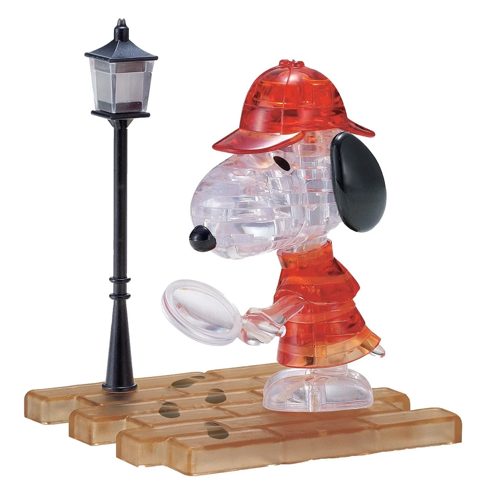 Snoopy Detective 3D Crystal Puzzle