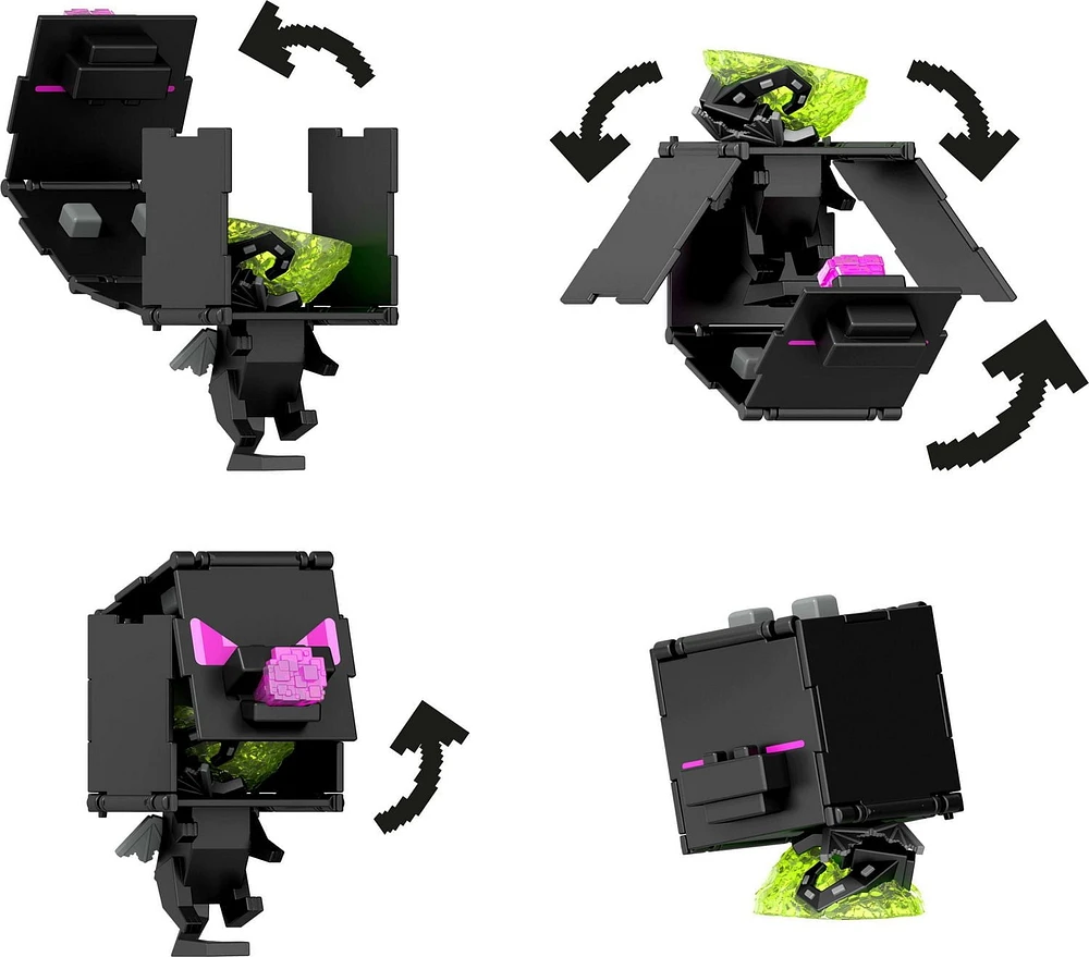 Minecraft Flippin' Figs Coffret de 2 Sunny et Dragon de l’Ender