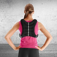 Tone Fitness Gilet lesté en néoprène, 12 livres, Noir