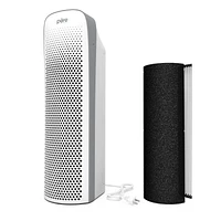 Pure Enrichment PureZone Elite True HEPA Purificateur d'air pour grande pièce avec moniteur de qualité de l'air, filtration en 4 étapes et lumière UV-C (Blanc)