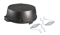 Lodge 12 Inch Portable Round Grill