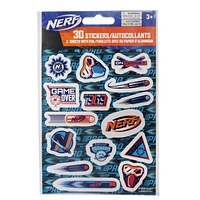 Autocollants en aluminium Nerf ™ 30CT Autocollants Nerf ™ 30