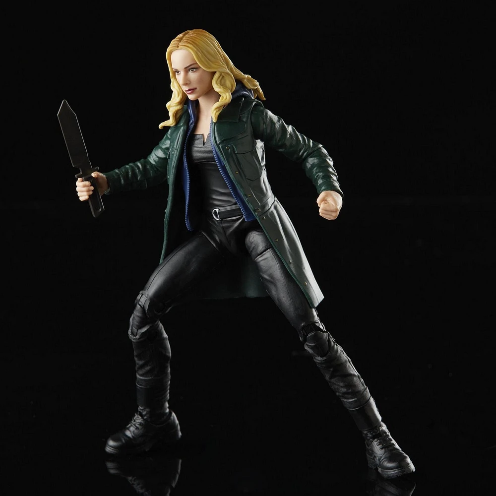Marvel Legends Series Disney Plus Sharon Carter Falcon and the Winter Soldier MCU Series Action Figure 6-inch Collectible Toy, includes 4 accessories and 2 Build-A-Figure Part