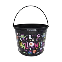 Halloween Black Halloween Trick or Treat Plastic Pail, Party Favors, Way to Celebrate