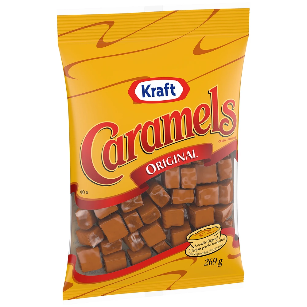 Kraft Caramels Individually Wrapped Candy, 269 gr Bag, 269g