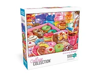 Buffalo Games - Le puzzle Collage Collection - Donut Worry, Be Happy - en 1000 pièces