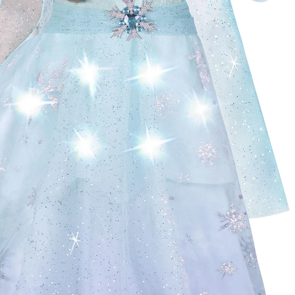 Princesse des Neiges Lumineuse Costume Pour Fille