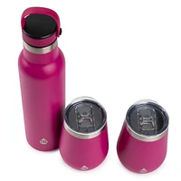 TAL Acier Inoxydable Isole a Double Paroi Merlot & Golebets, Ensemble De 3