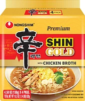 Nongshim Shin Ramyun Gold, 130gx4, Family Pack