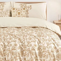 Ensemble de housse de couette 3 pièces Johnson Home - Coton 200 fils, léger et lavable en machine
