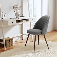 Homycasa Lot de 2 chaises de salle à manger – Rembourrage en tissu à dossier haut pour îlot de cuisine et salle à manger