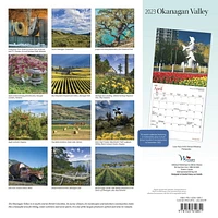 Okanagan Valley | 2023 12x24 Inch Square Wall Calendar