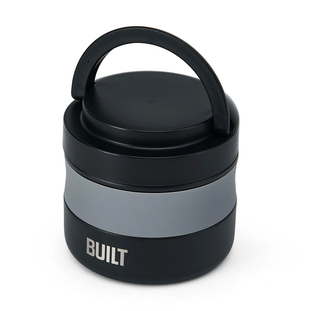 Bocal à Aliments à Double Paroi et à Large Ouverture de 12 oz Pot alimentaire de 12 oz