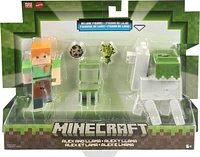 Figurines Alex et Llama Minecraft