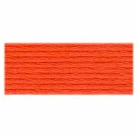 DMC Cotton 6 Strand Floss 8m - Orange, 6 Strand