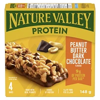 Nature Valley Protein Granola Bars, Peanut Butter Dark Chocolate, 4 ct, 4 bars x 37 g, 148 g