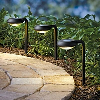 Mainstays 5 Lumen Solar Pathway Downlight, 4-Pack