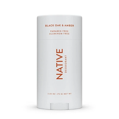 Native – Désodorisant sans aluminium, chêne noir et ambre 75g