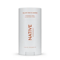 Native – Désodorisant sans aluminium, chêne noir et ambre 75g