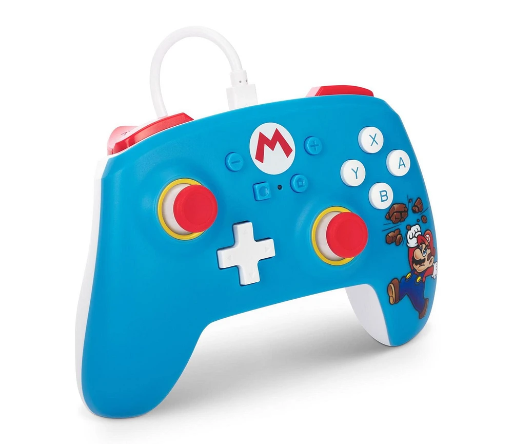 Manette câblée PowerA pour Nintendo Switch – Casse-briques Mario