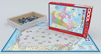 Map of Canada 1000 Piece Puzzle