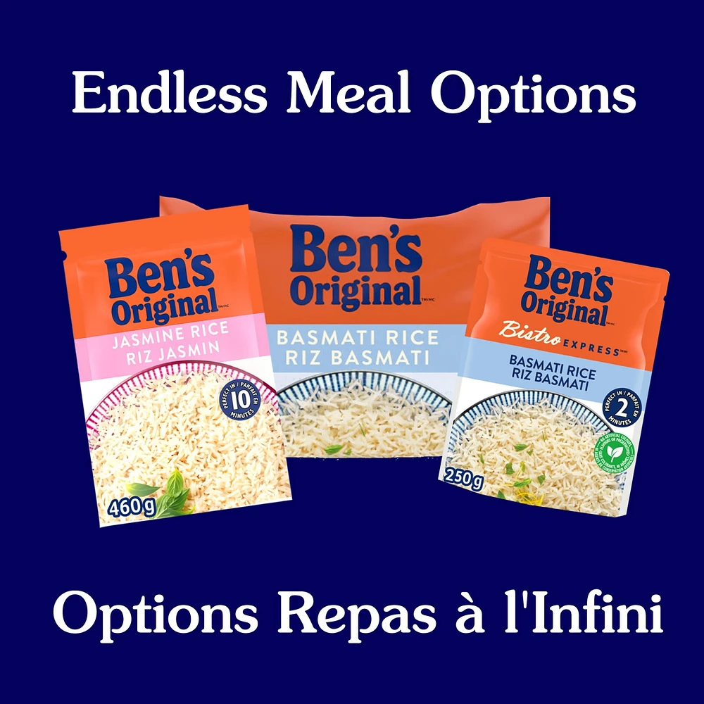 BEN'S ORIGINAL Basmati Rice, 400g Bag, Perfect Every Time™