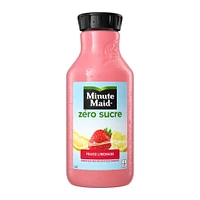 Minute Maid Zero Sucre Limonade aux fraises Bouteille, 1.54 Liters Limonade aux fraises et sans sucre Minute Maid 1.54L