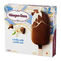 Barres de crème glacée HÄAGEN-DAZS® Vanille lait 3 x 88 ml 264 ML