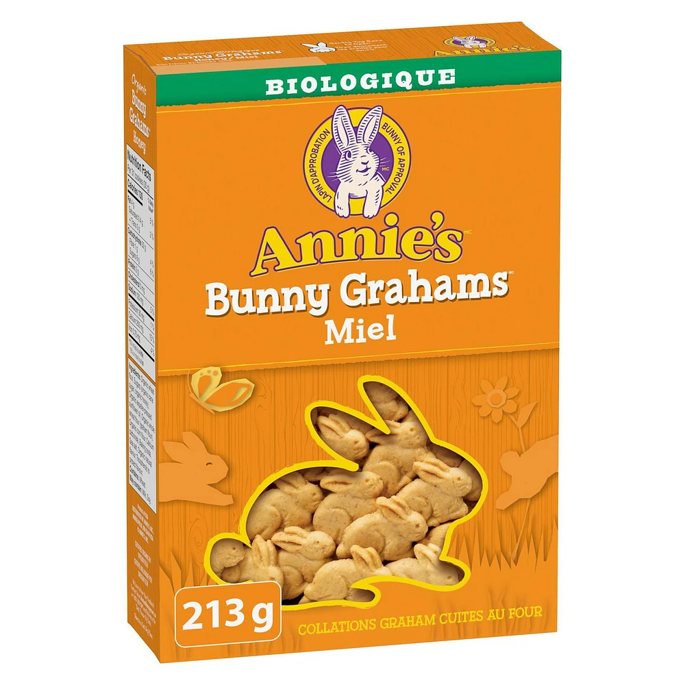 Annie's Organic Bunny Grahams Honey Baked Graham Snacks