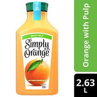 SIMPLY OJ PULP 2.63, Simply Orange Juice With Pulp 2.63L