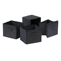 Winsome Capri Paniers en fini noir